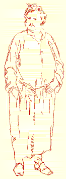 Balzac — dessin de Gavarni