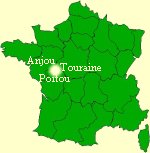 A la Croisée de l'Anjou, de la Touraine et du Poitou en France