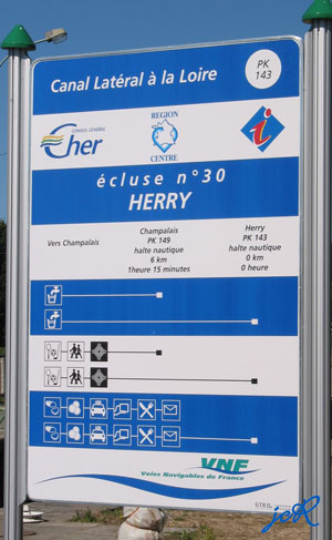 Canal latral  la Loire : cluse 30 — Herry