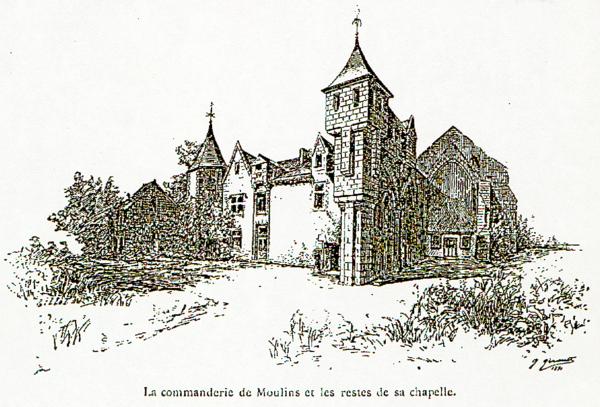 Commanderie de Bournand prs de Loudun (France-Vienne)