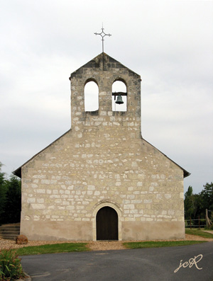 Chapelle de Cru, communes de Sammaroles (France — Vienne)