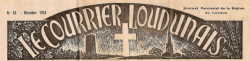 Le Courrier loudunais — bulletin paroissial de la rgion de Loudun