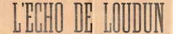 L'cho de Loudun — journal local