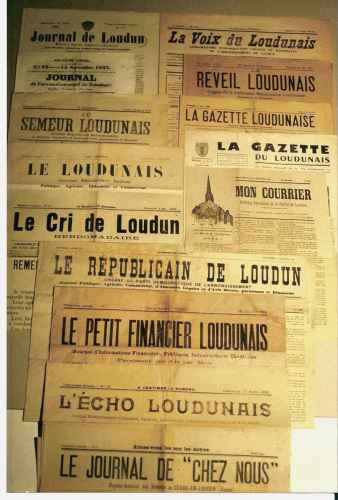Principaux titres de journaux loudunais