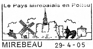 Flamme de la Poste — Mirebeau