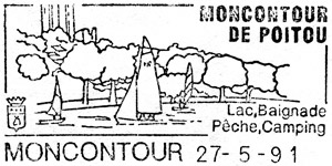Flamme postale de Moncontour-de-Poitou (France-Vienne)