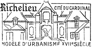 Flamme postale de Richelieu (France-Indre-et-Loire) représentant la porte de Châtellerault.