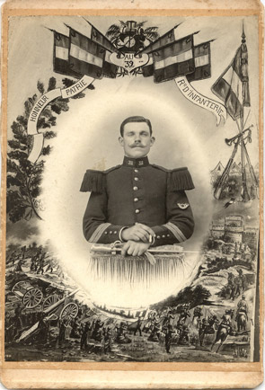 Benjamin Champalloux 32e rgiment d'infanterie Chtellerault vers 1912