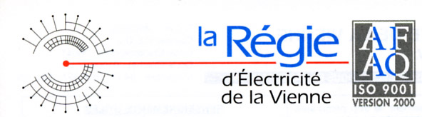 Logo sur Facture Rgie du Syndicat intercommunal d'lectrification de la Vienne
